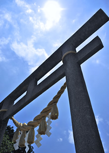 埴生神社の風景 鳥居